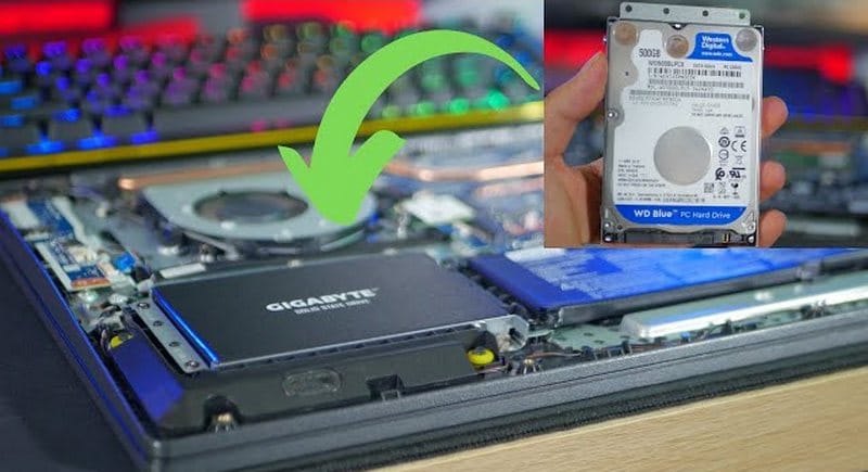 Cambiar HDD x SSD