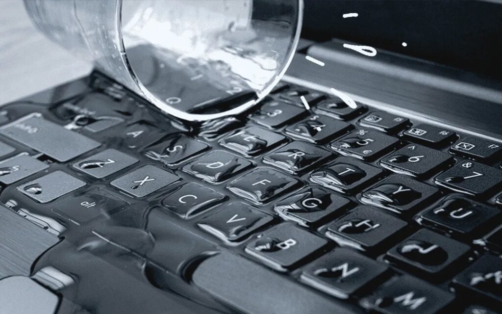 teclado notebook mojado urgente